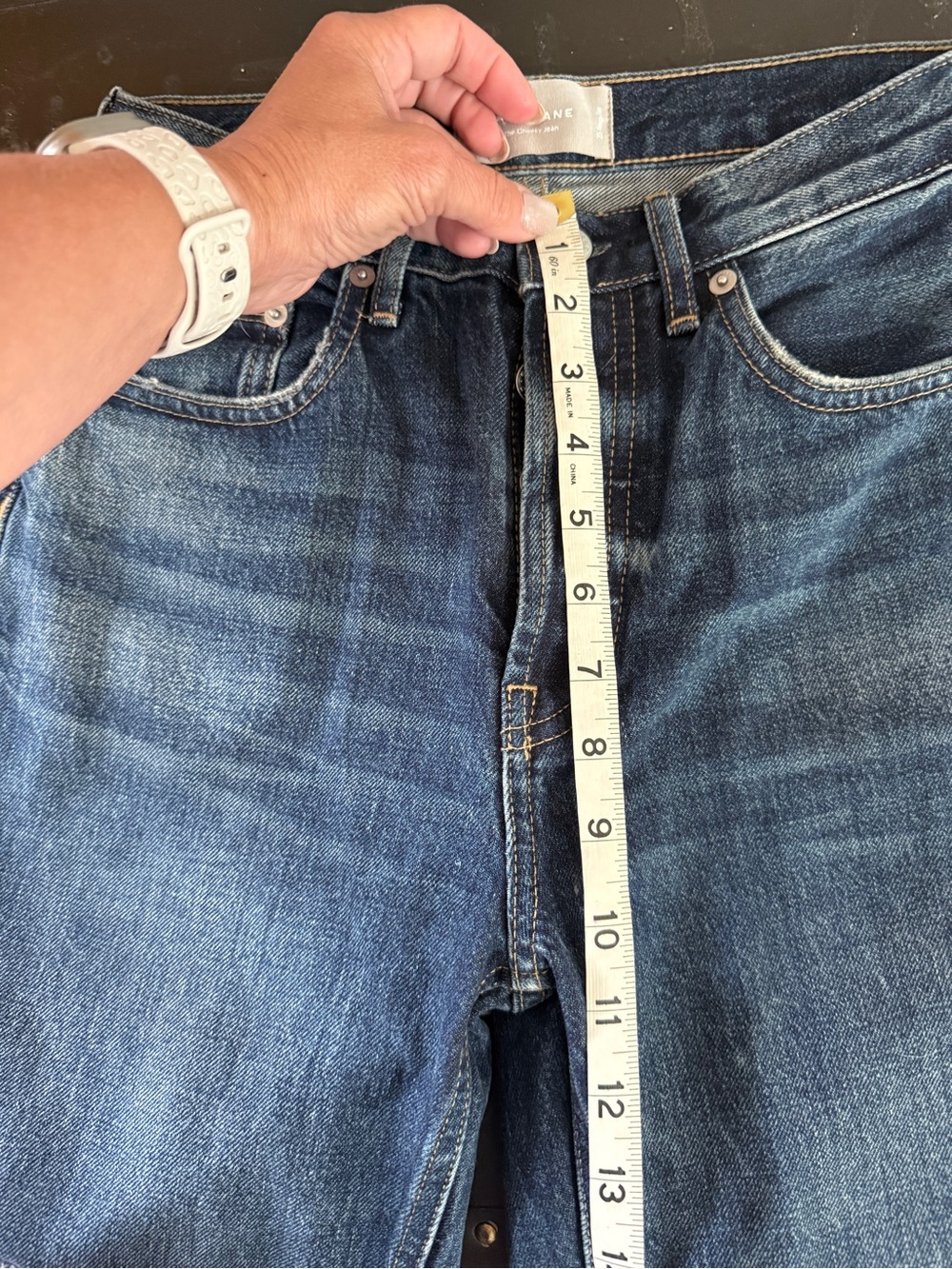 Everlane Distressed Cheeky Jean 25R - Picture 3 of 12